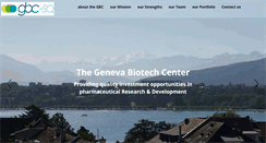 Desktop Screenshot of genevabiotechcenter.com