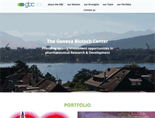 Tablet Screenshot of genevabiotechcenter.com